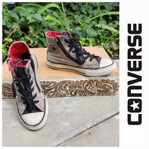 Distressed Converse High Top Sneakers